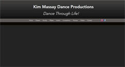 Desktop Screenshot of kimmassaydance.com